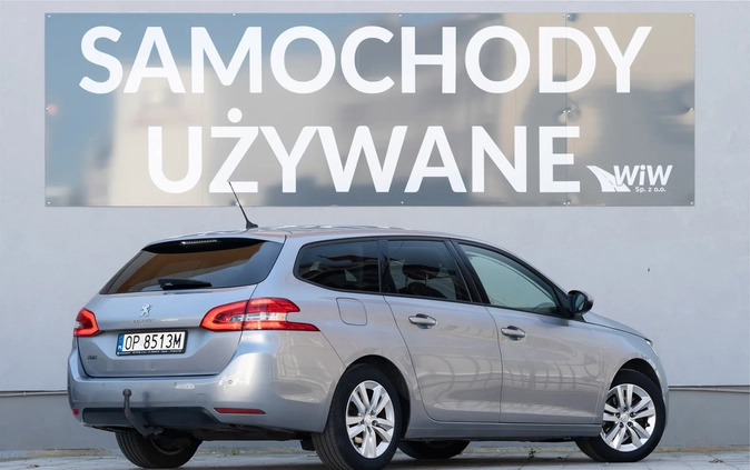 Peugeot 308 cena 54900 przebieg: 92300, rok produkcji 2019 z Żary małe 154